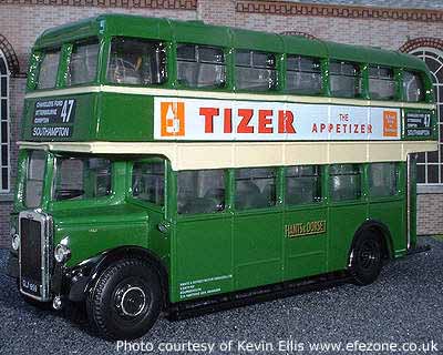 Leyland Titan PD1 ECW double deck bus.