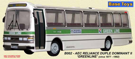 B-T Models NB002 AEC Reliance Duple Dominant II Green Line 'N'=1/148th Scale T48