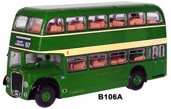 Western National Bristol MW6G Gift 1/76 British Bus Model Bus Dartmouth