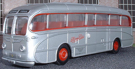 40303 Leyland Tiger Cub Burlingham Seagull Coach SILVER STAR