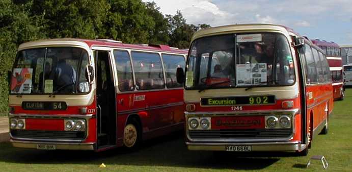 Barton AEC Reliance and Leyland Leopard