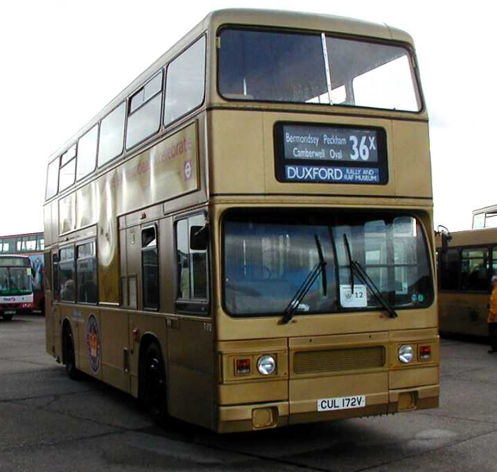 London Central gold Leyland Titan Park Royal T172