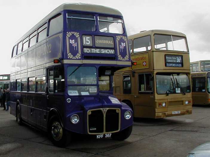 Wirral Museum Routemaster RM1101 and London Central Leyland Titan Park Royal T172