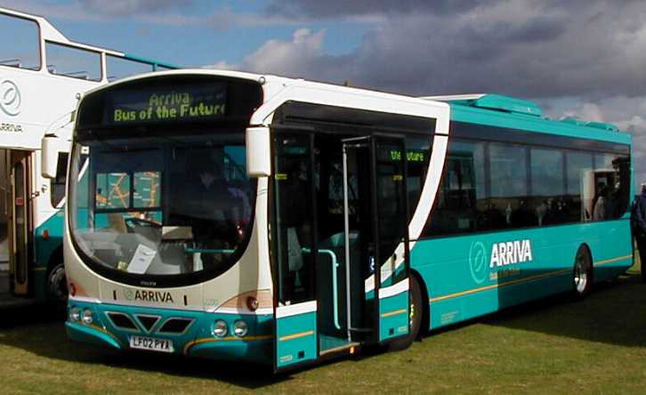 Arriva serving the Midlands Bus of the Future