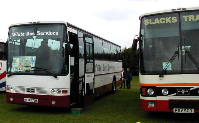 White Bus Services Bedford YNV Van Hool TIW2795