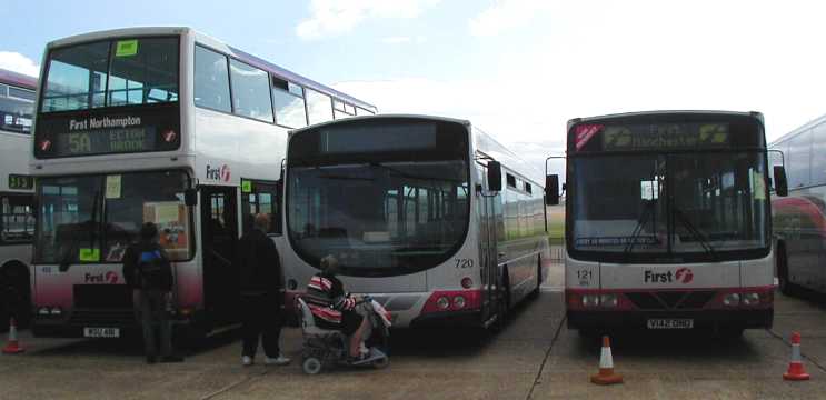 First Northampton Citybus and Volvo B7L