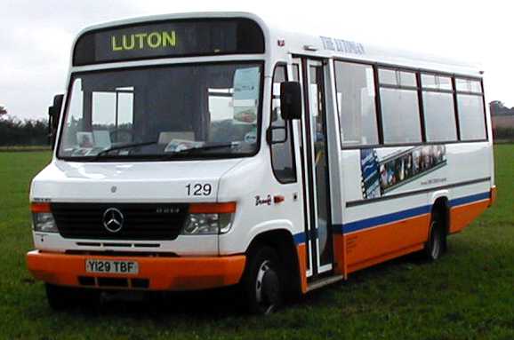 Lutonian Mercedes Vario One of the first buses to join the Lutonian fleet