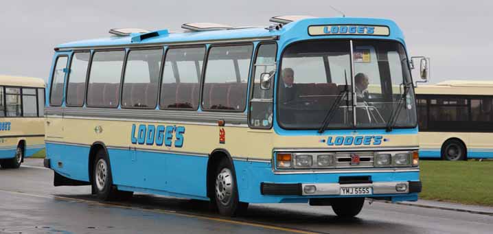 Lodge's Coaches Bedford YNT Duple Dominant YMJ555S arriving at SHOWBUS 2010