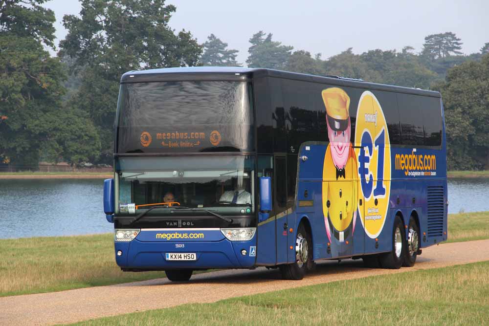 Megabus Europe Van Hool Altano TDX21 55013