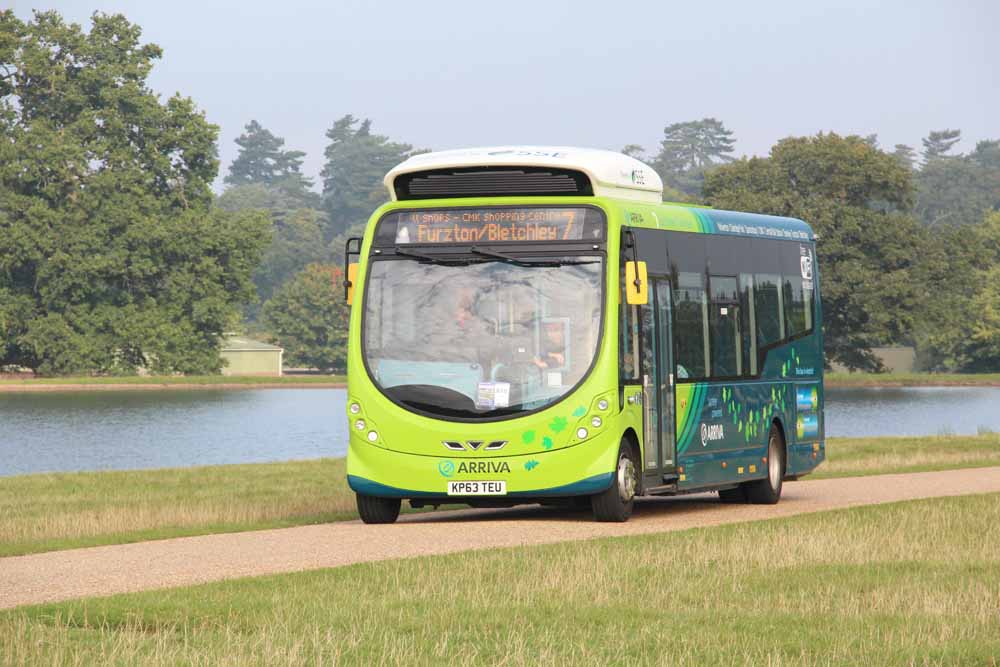 Arriva the Shires Wright Streetlite electric 5007