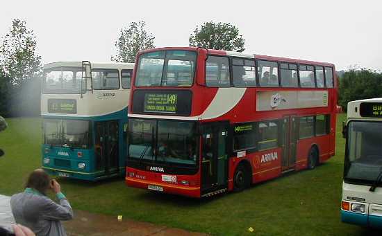 Arriva London DAF DB250 Plaxton President DLP1: V601LGC