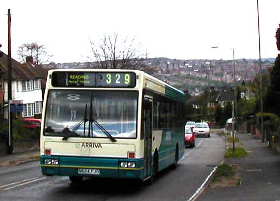 Arriva the Shires Volvo B10B / Plaxton Verde N624FJO