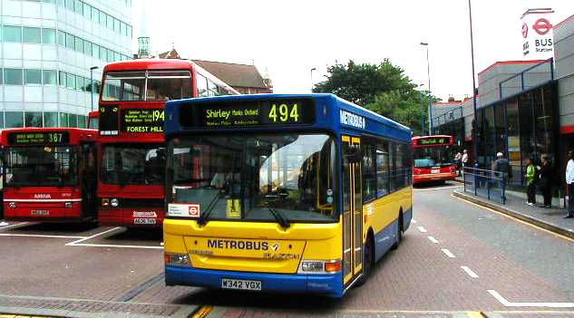 Metrobus Dennis Dart Plaxton MPD 342