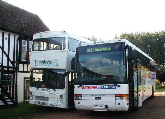 Motts MCW Metrobus F766EKM & Northumbria DAF SB3000 Van Hool 141