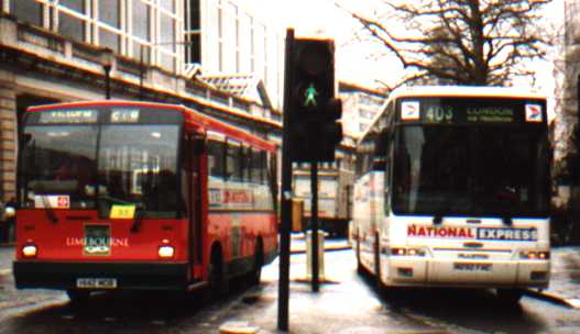 Limebourne Dennis Dart & National Express Dennis Javelin