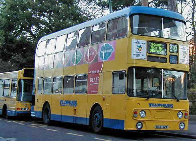 Bournemouth Yellow Buses Leyland Fleetline Alexander 172