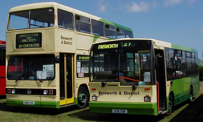 Emsworth & District Titan T883 and Dart Carlyle DT39