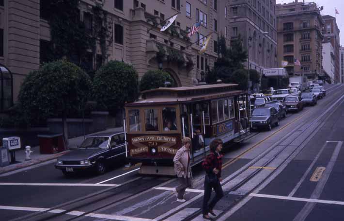 San Francisco MUNI California cable car 50