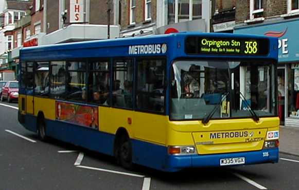 Metrobus Dart SLF Plaxton Pointer 2 335