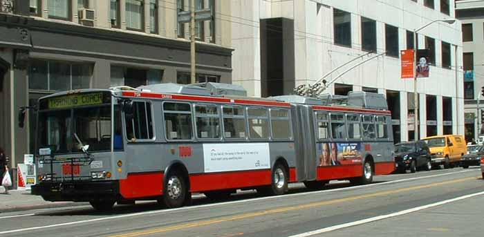 San Francisco MUNI ETI/Skoda artic trolley 7134