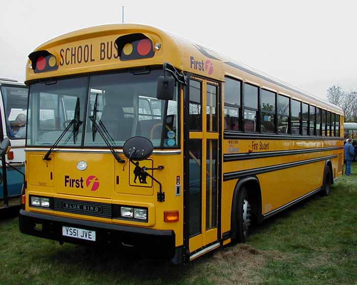 First Berkshire Bluebird schoolbus