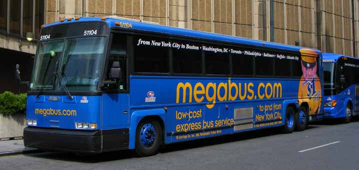 Coach USA Megabus MCI 51104