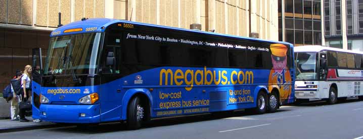 Coach USA Megabus MCI 58501