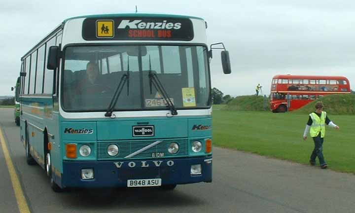 Kenzies Volvo B10M Van Hool bus B948ASU