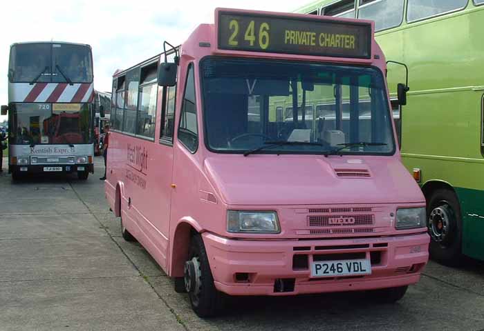 Southern Vectis pink Iveco 59.12 Marshall 246