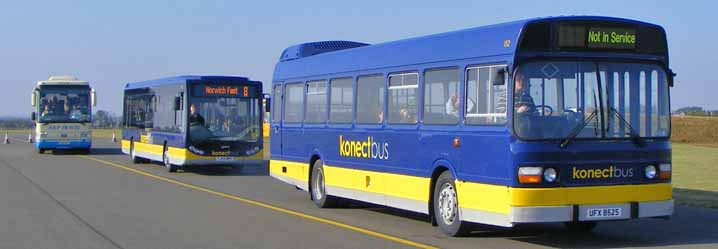 Konect Optare Tempo & Hants & Dorset Leyland National 3711