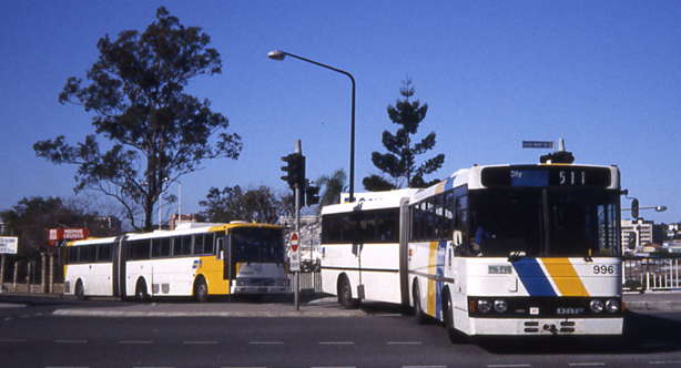 Brisbane Transport articulated DAF