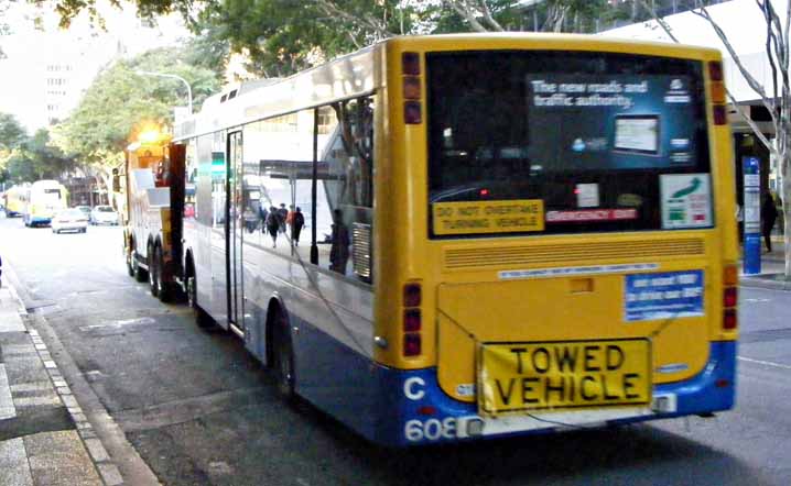 Brisbane Transport Mercedes O500LE Volgren on tow