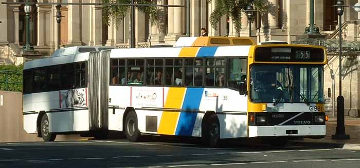 Brisbane Transport articulated Volvo Volgren
