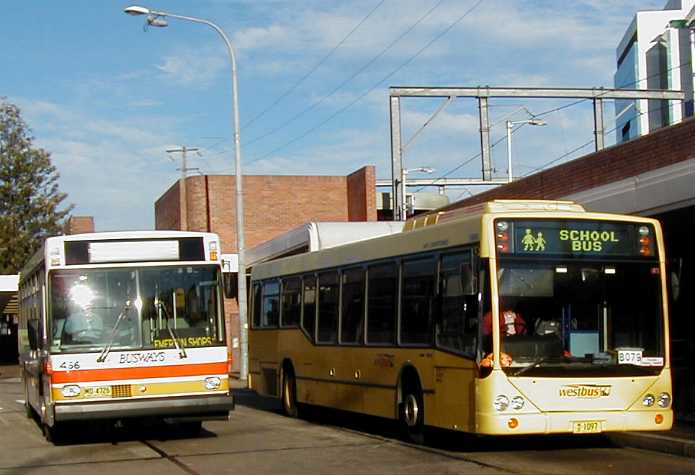 Westbus Volvo and Busways Mercedes
