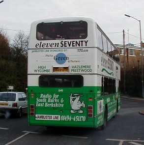 Wycombe Bus Company Leyland Olympian ECW coach D822UTF