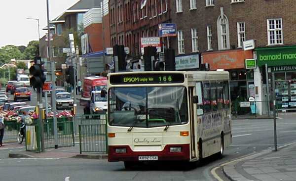 Epsom Buses Dennis Dart K892CSX