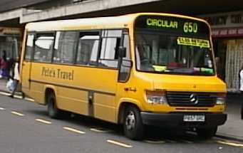 Pete's Travel Mercedes Vario Plaxton Beaver 2 P857DAC