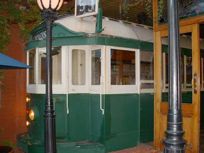Perth Melbourne tram restaurant