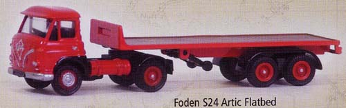Foden S24 Artic Flatbed.