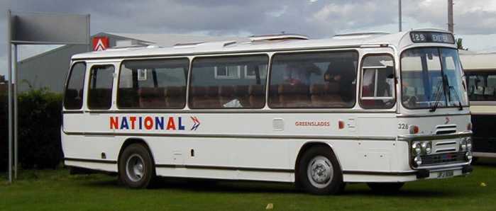 Greenslades Bristol LH6L Plaxton Elite 326