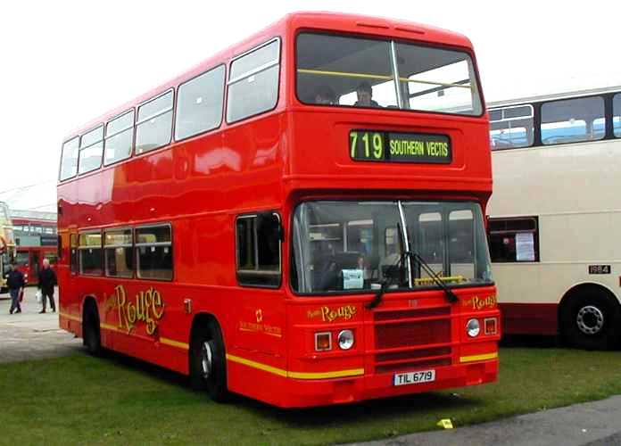 Southern Vectis Leyland Olympian 719 Route Rouge TIL6719