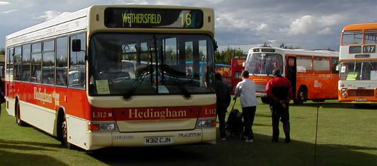 Hedingham Omnibuses Dennis Dart Plaxton Pointer L312