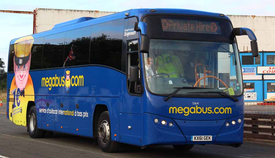 Megabus Volvo B9R Plaxton Panther 53641