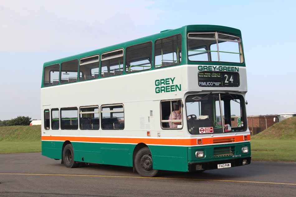Grey-Green Volvo Citybus Alexander 143