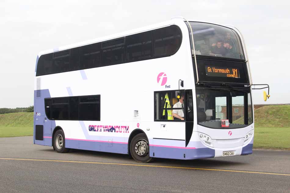 First Great Yarmouth ADL Enviro400 33423