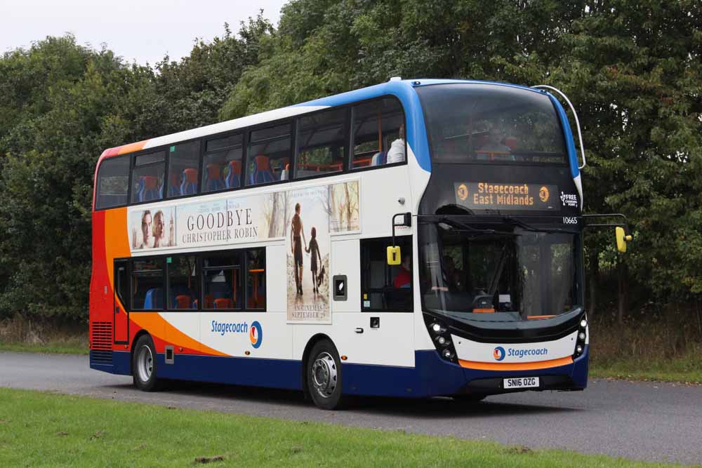 Stagecoach East Midlands Alexander Dennis Enviro400MMC 10665