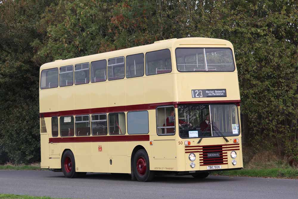 Leicester City Transport Dennis Dominator East Lancs 50