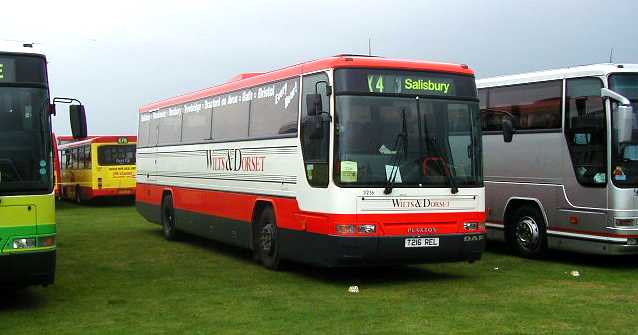 Wilts & Dorset DAF SB3000 Plaxton 3216 T216REL