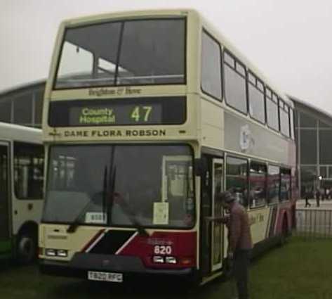 Brighton & Hove Dennis Trident East Lancs Lolyne convertible open top 820