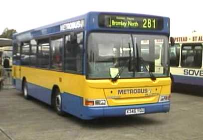 Metrobus MPD Dart X346YGU